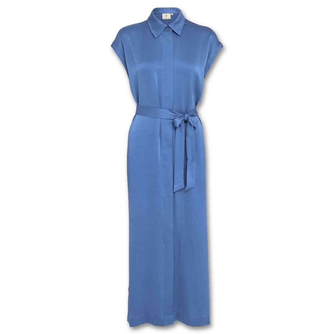 Μπλε μίντι σεμιζιέ φόρεμα Elotta Peppercorn