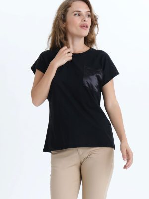 Μαύρο t-shirt Blanca Kaffe